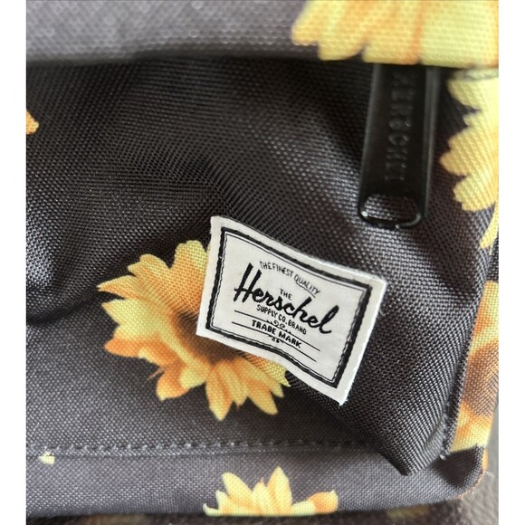 Herschel Supply Co. Sunflower Field Canvas Nova Mini Compact Travel Backpack NEW - Picture 5 of 7